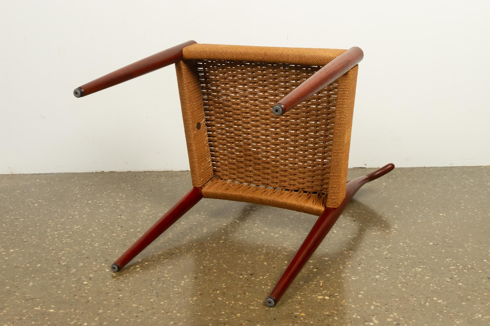 Vintage Danish Teak Chair by Arne Hovmand-Olsen for Mogens Kold, 1950s 6