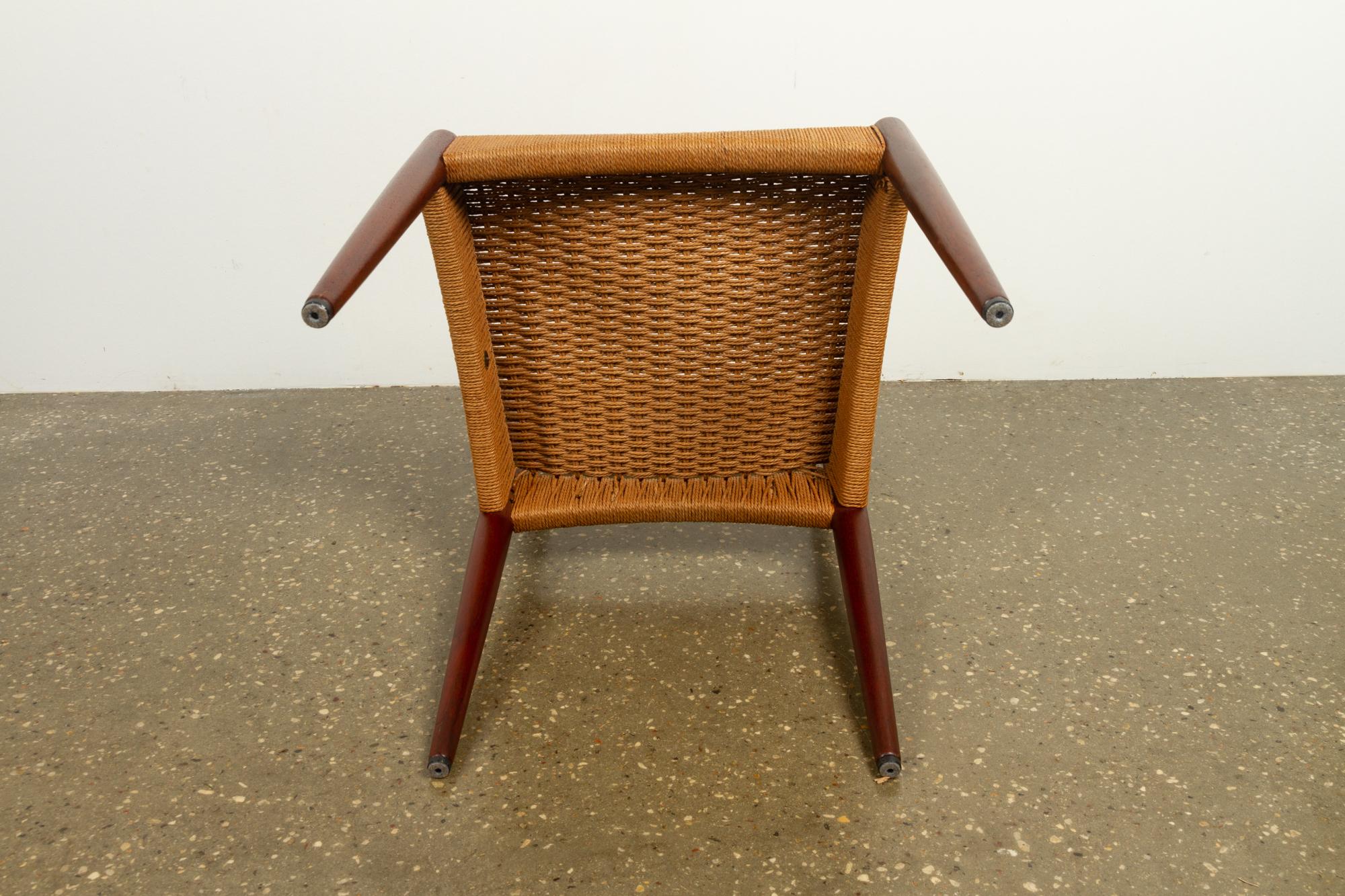 Vintage Danish Teak Chair by Arne Hovmand-Olsen for Mogens Kold, 1950s 9