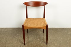 Vintage Danish Teak Chair by Arne Hovmand-Olsen for Mogens Kold, 1950s