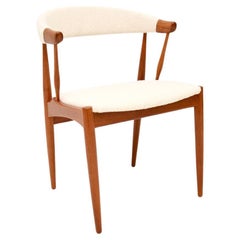 Silla danesa vintage de teca de Johannes Andersen