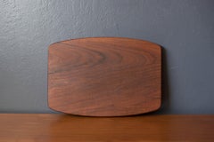 Vintage Danish Teak Charcuterie Serving Tray Board