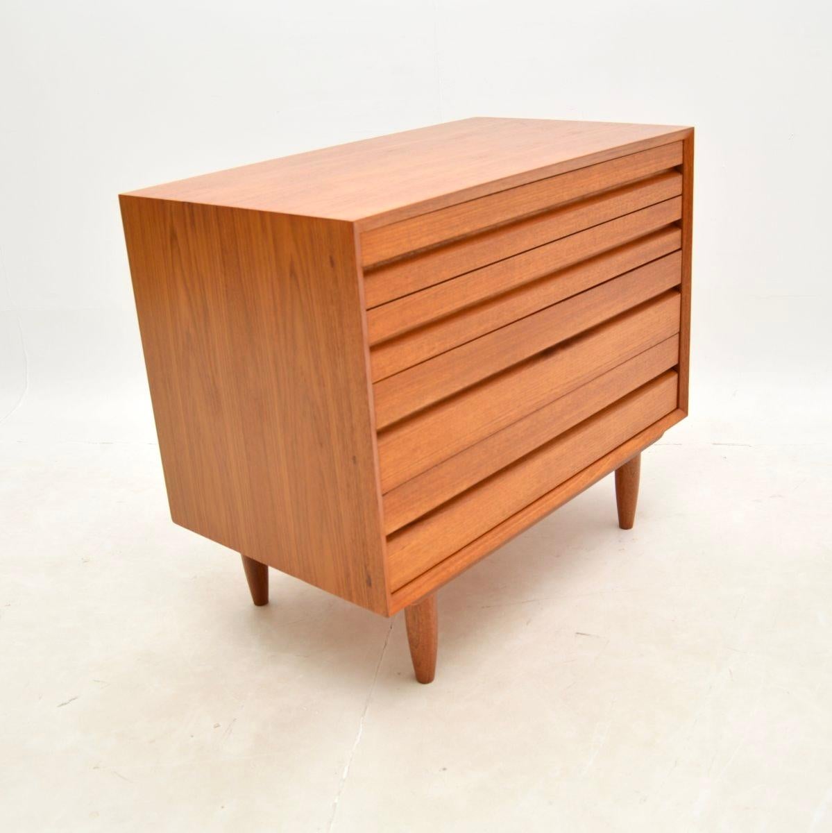 Mid-20th Century Vintage Danish Teak Chest of Drawers by Poul Cadovius For Sale