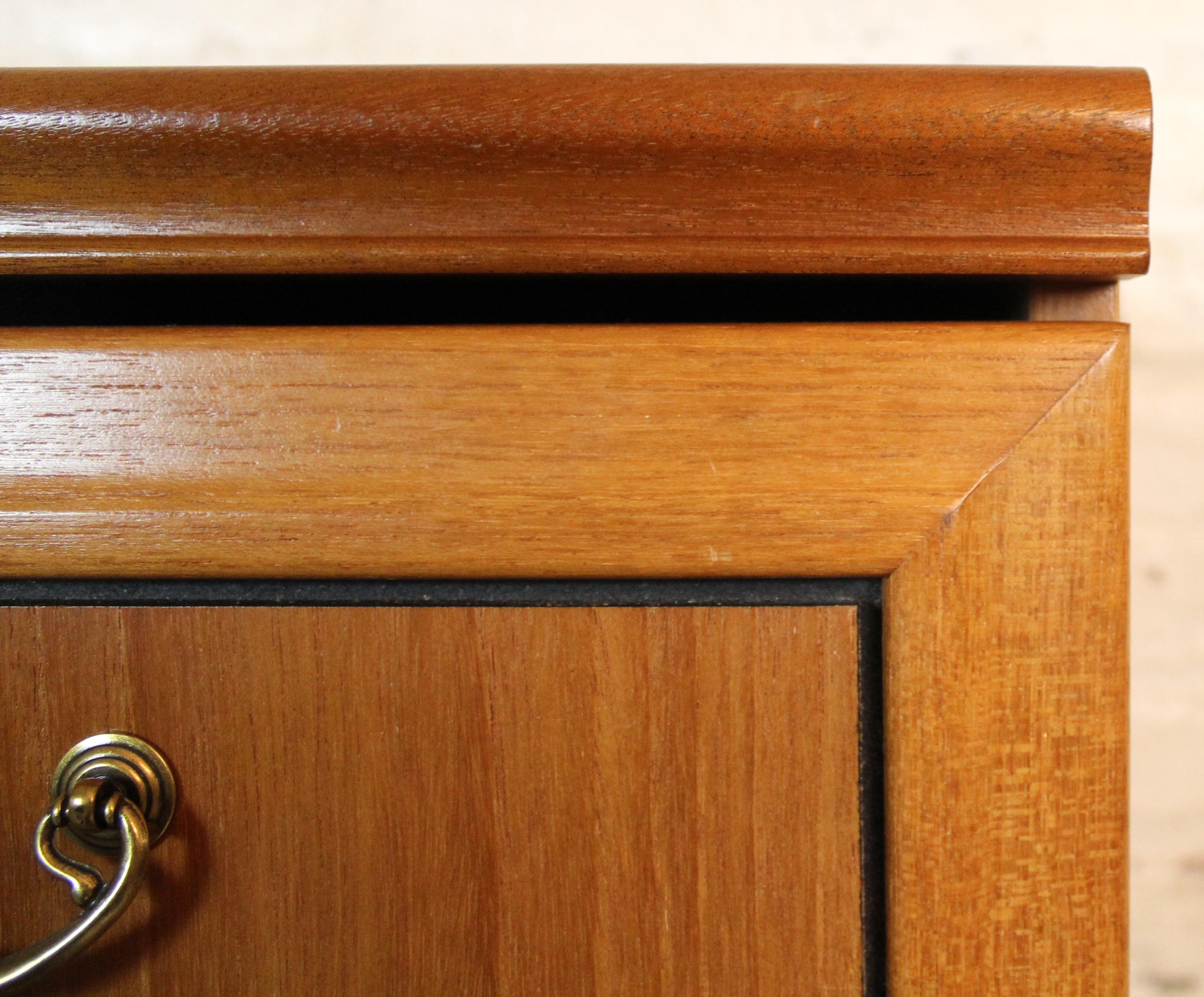 Vintage Danish Teak Chest of Drawers For Sale 5