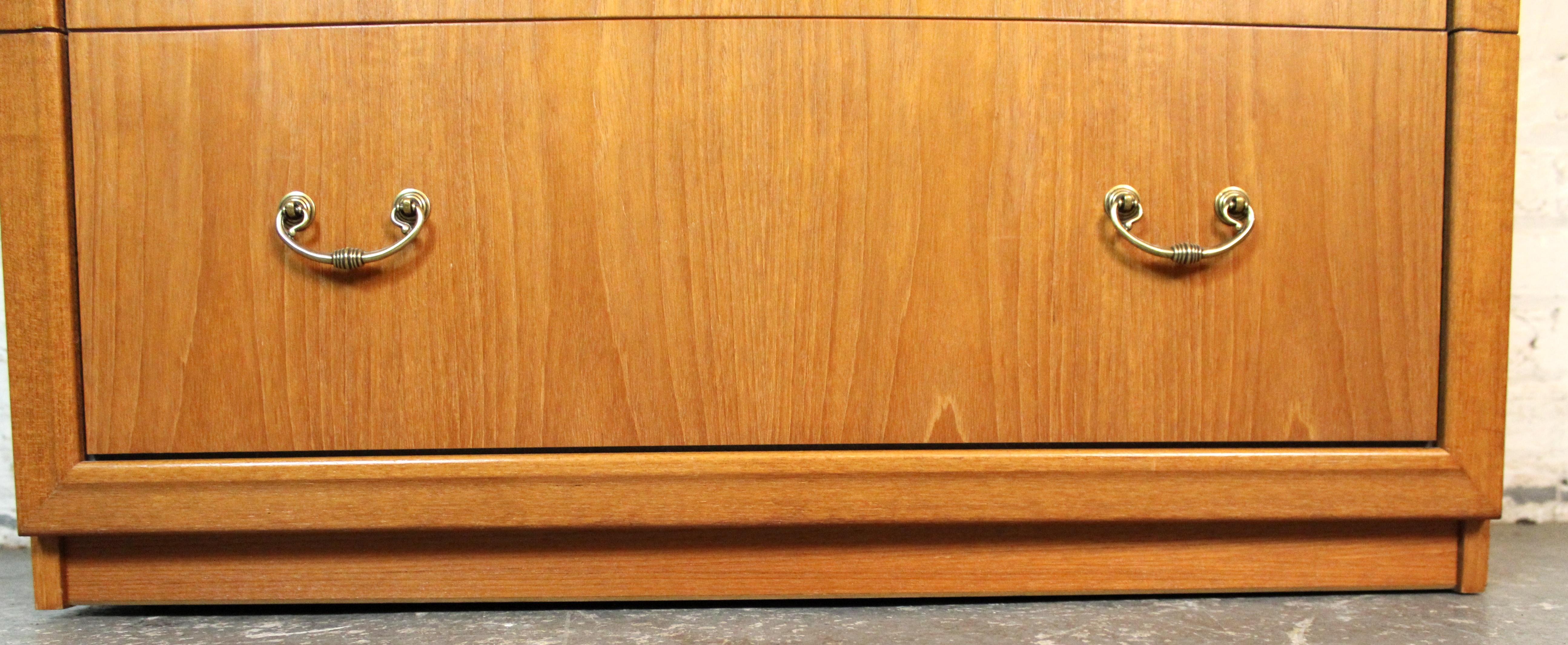 Vintage Danish Teak Chest of Drawers For Sale 6