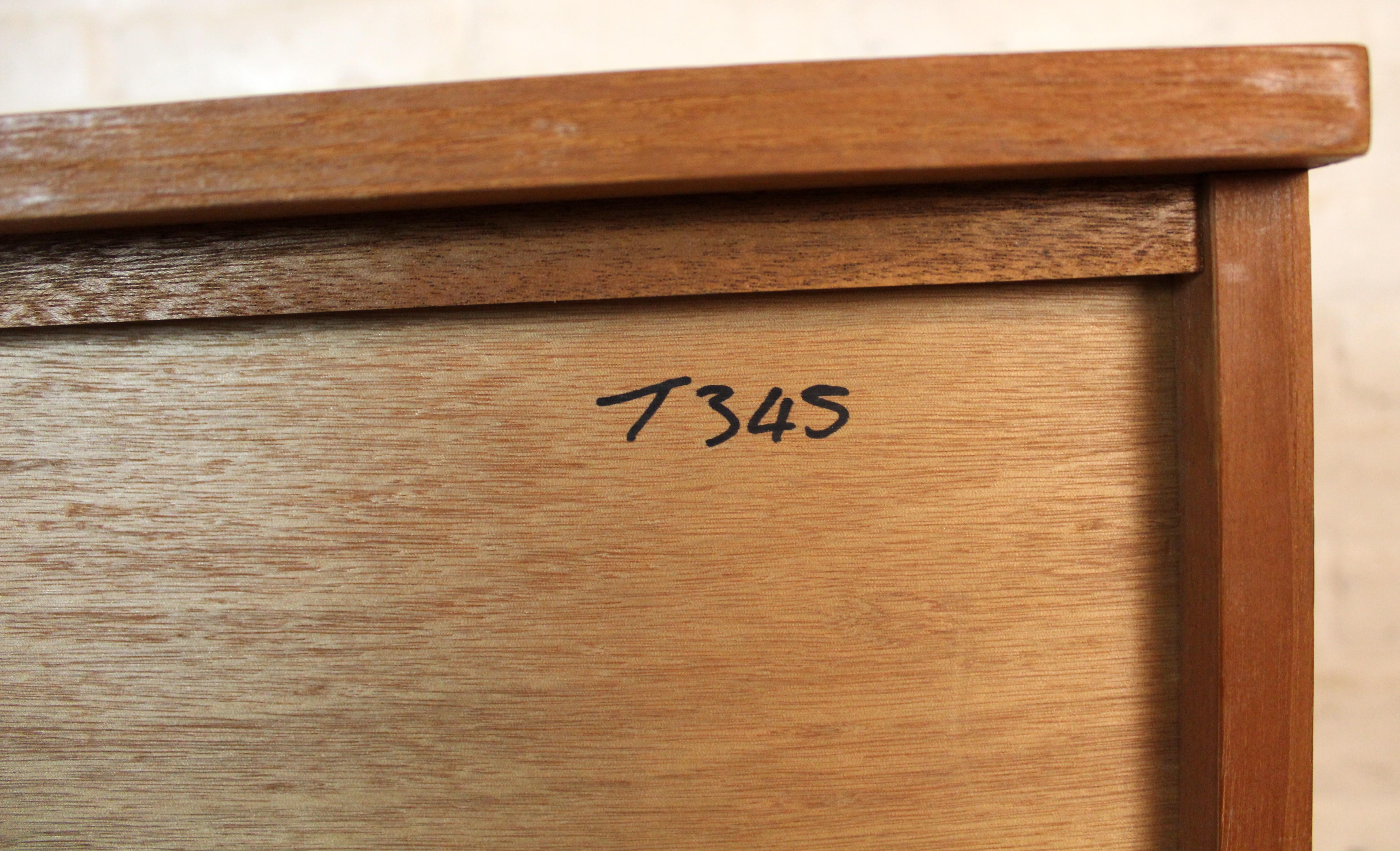 Vintage Danish Teak Chest of Drawers For Sale 10
