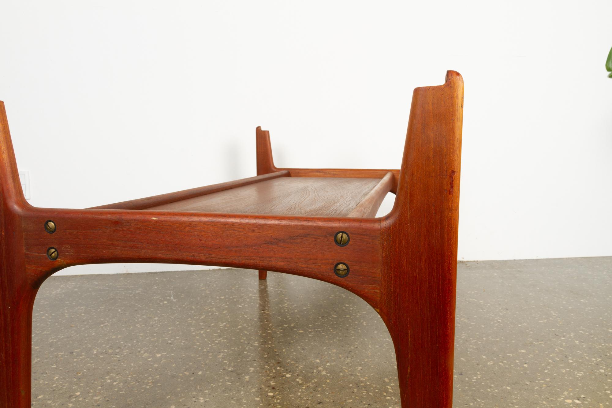 Vintage Danish Teak Coffee Table, 1960s 2