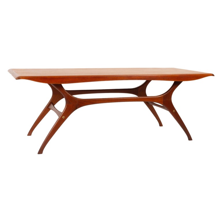 Vintage Danish Teak Coffee Table 1960s At 1stdibs - Vintage Scandinavian Coffee Table