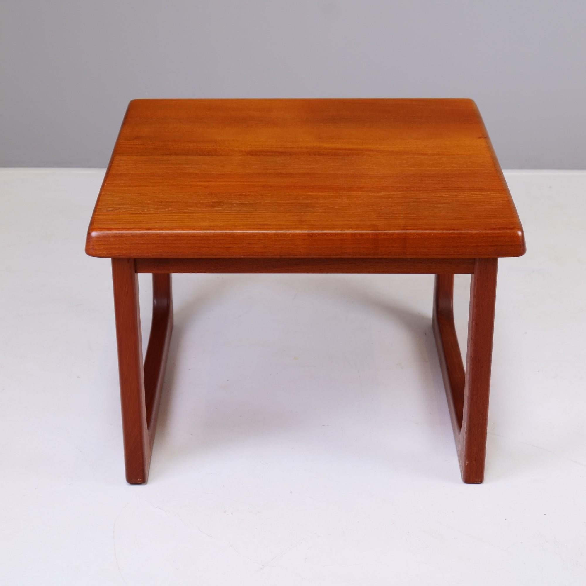 Vintage Danish Teak Coffee Table by Niels Bach For Sale at 1stDibs
