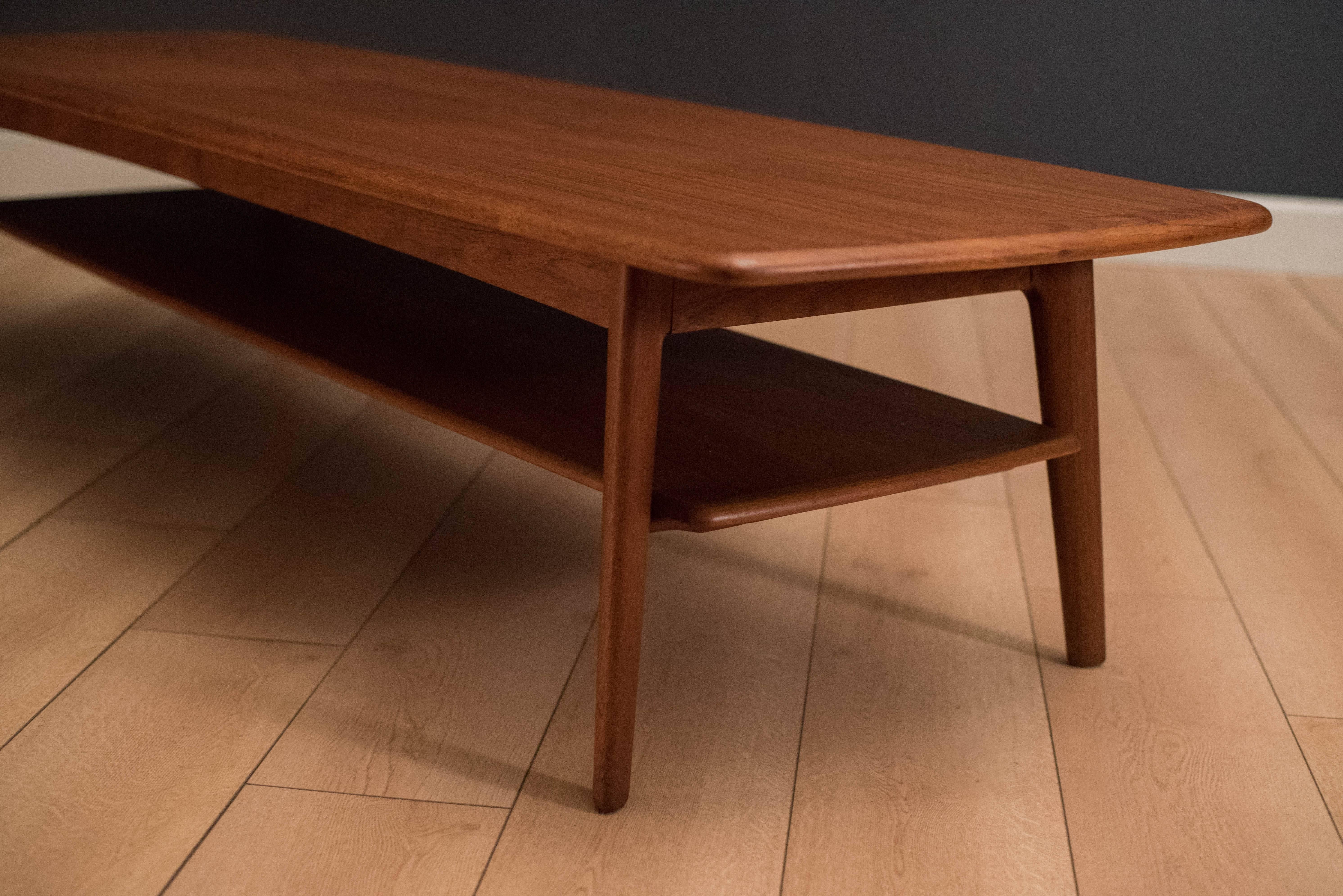 vintage danish modern coffee table