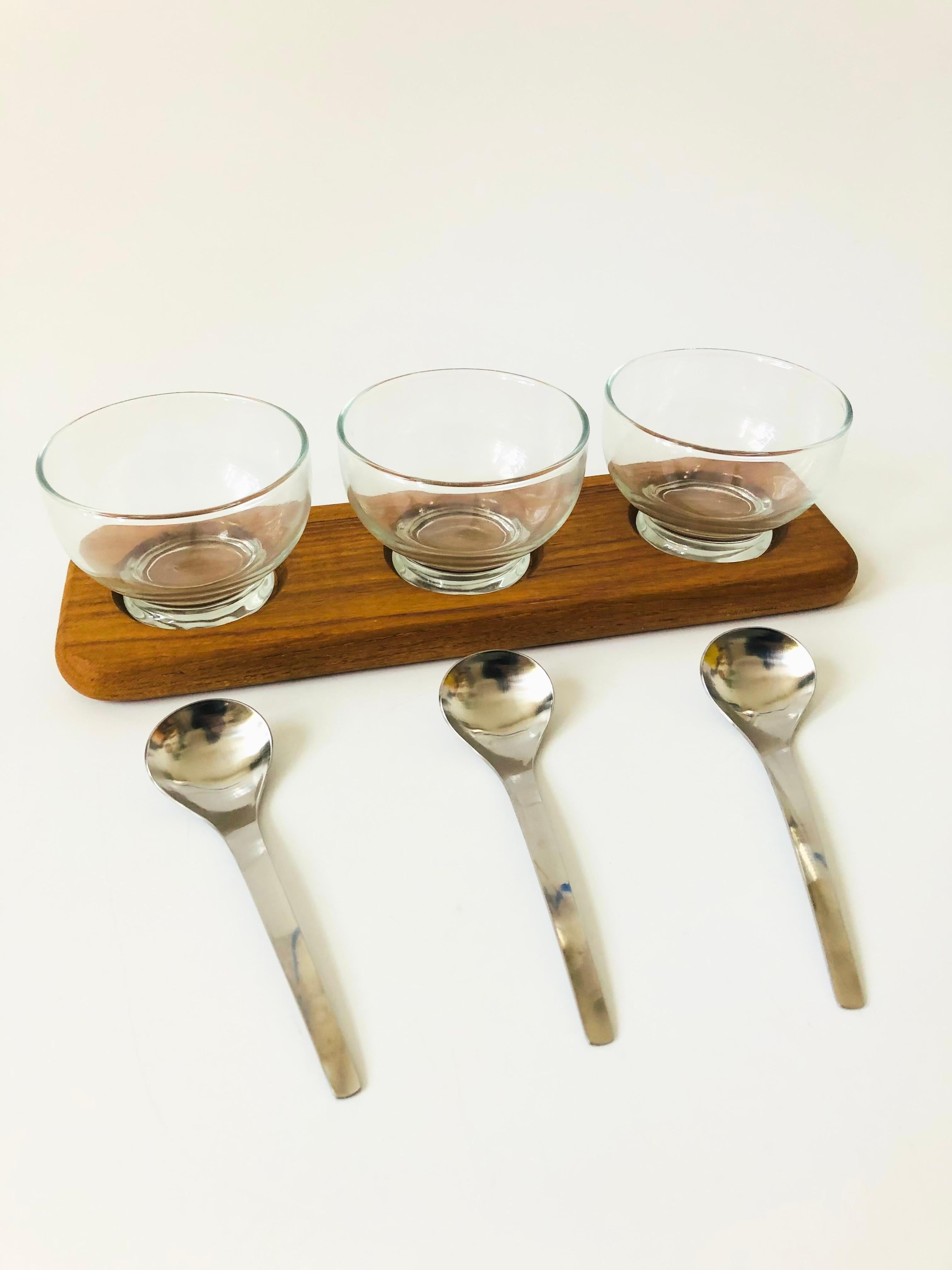 20th Century Vintage Danish Teak Condiment Set by Selandia Designs