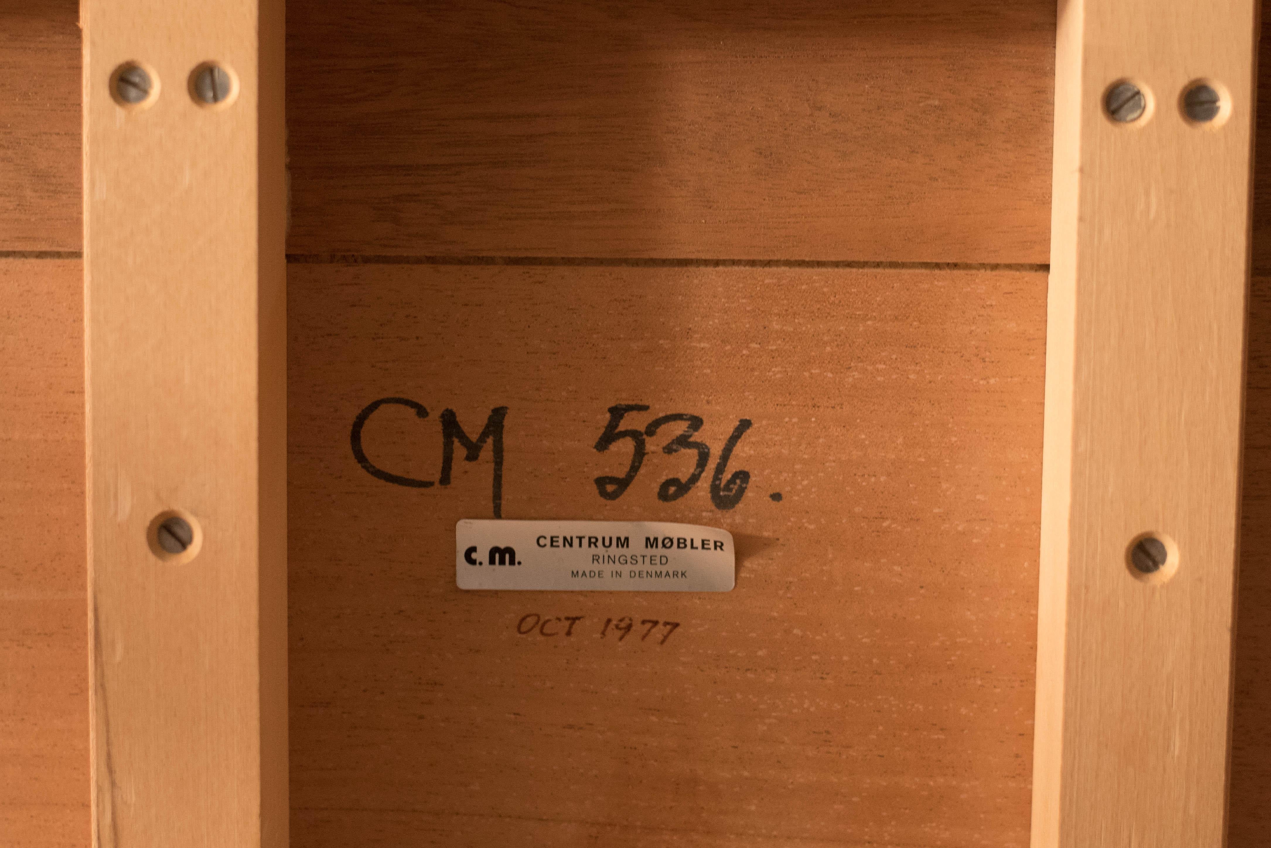 Vintage Danish Teak Console Table by Centrum Møbler For Sale 4