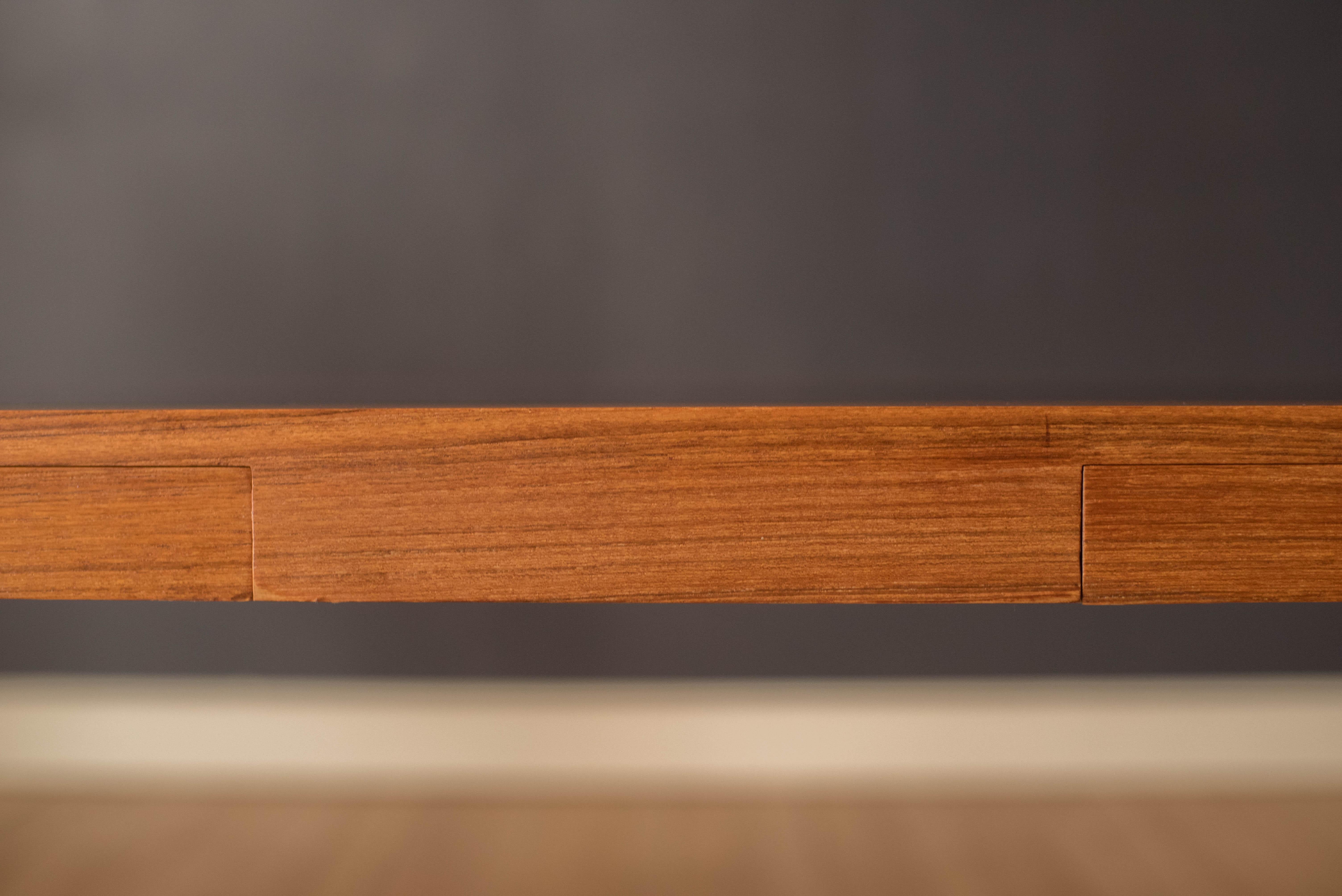 Vintage Danish Teak Console Table by Centrum Møbler For Sale 6