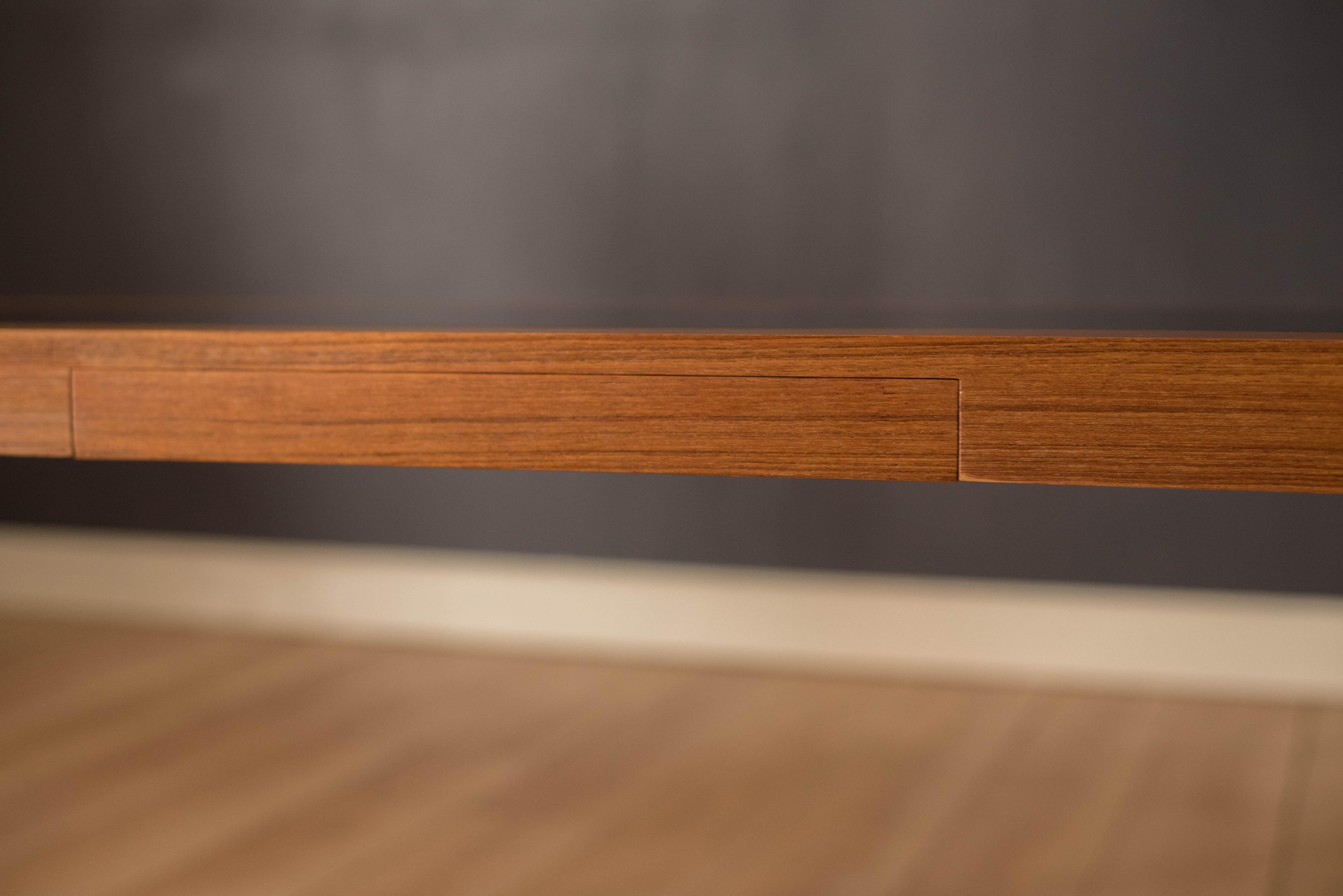 Vintage Danish Teak Console Table by Centrum Møbler For Sale 7