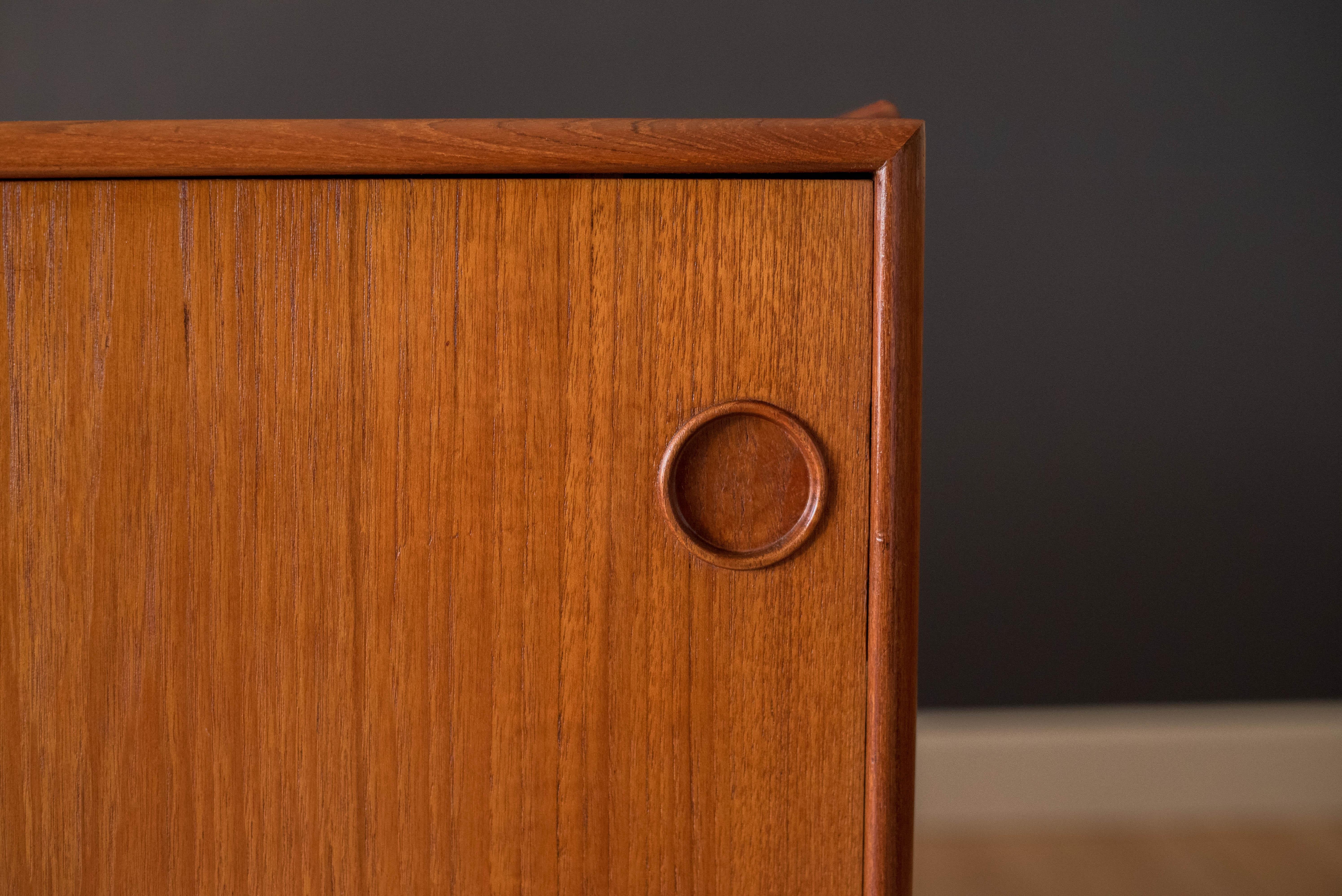 Vintage Danish Teak Credenza by Arne Hovmand Olsen for Mogens Kold In Good Condition In San Jose, CA