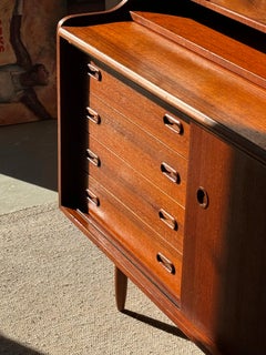 Vintage Danish Teak Credenza / Secretary Desk