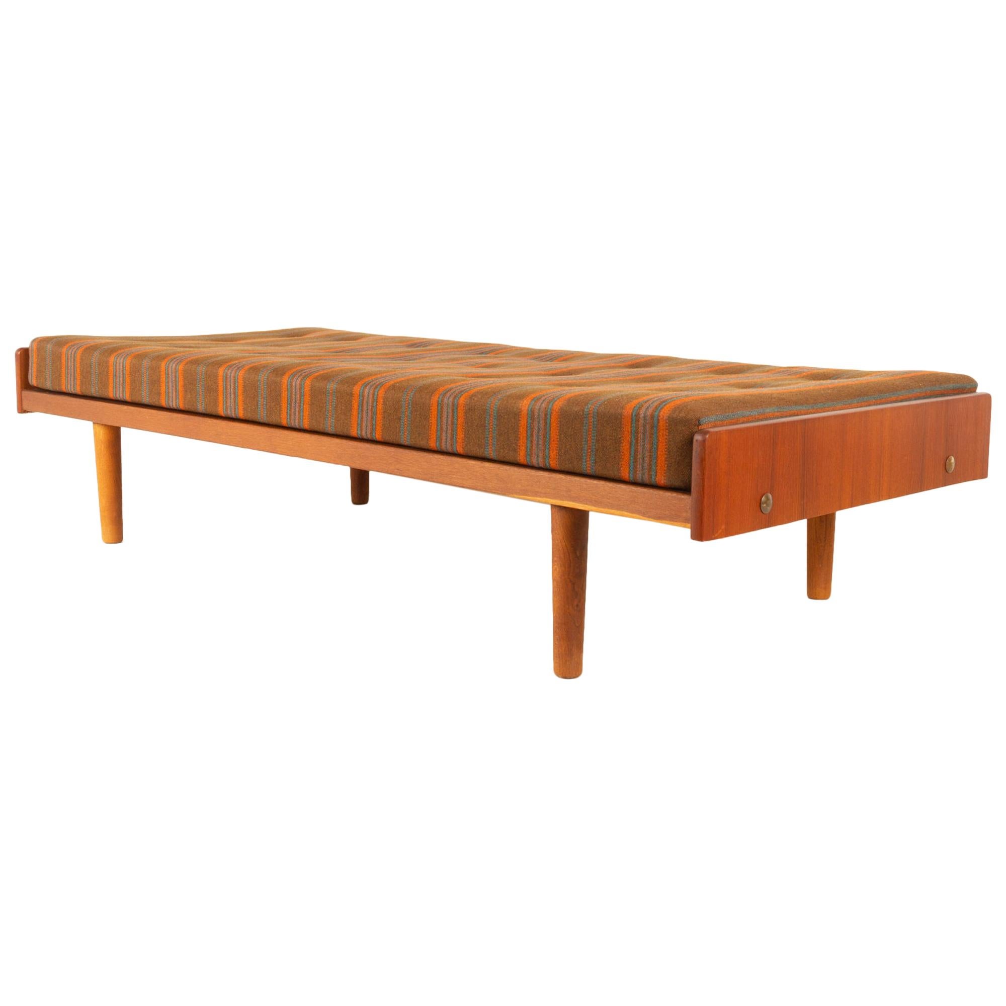 Vintage Danish Teak Daybed by Ejvind A. Johansson for FDB Møbler, 1960s