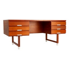 Vintage Danish Teak Desk, 1960s