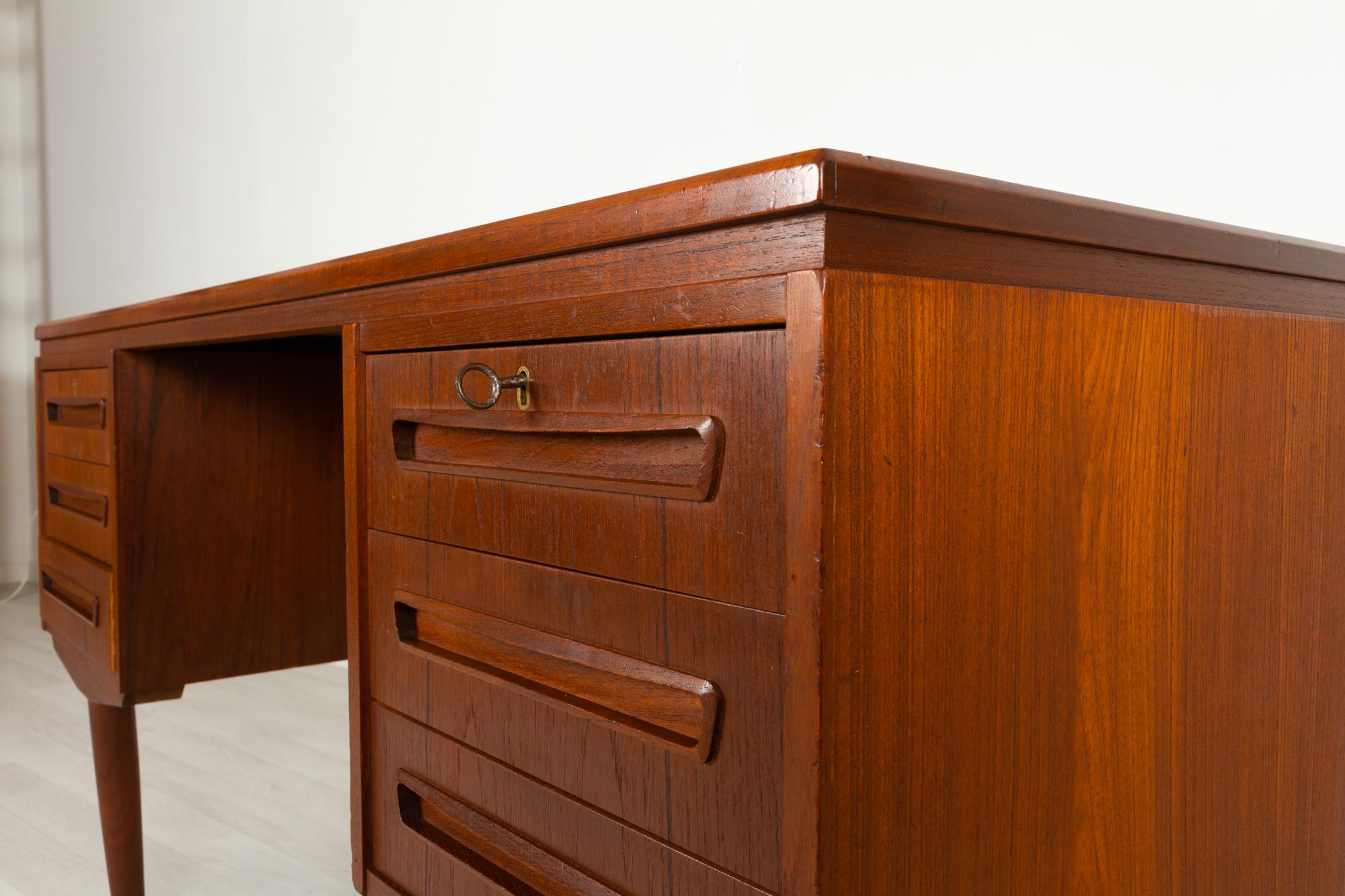 Vintage Danish Teak Desk by AP Møbler 1960s 5