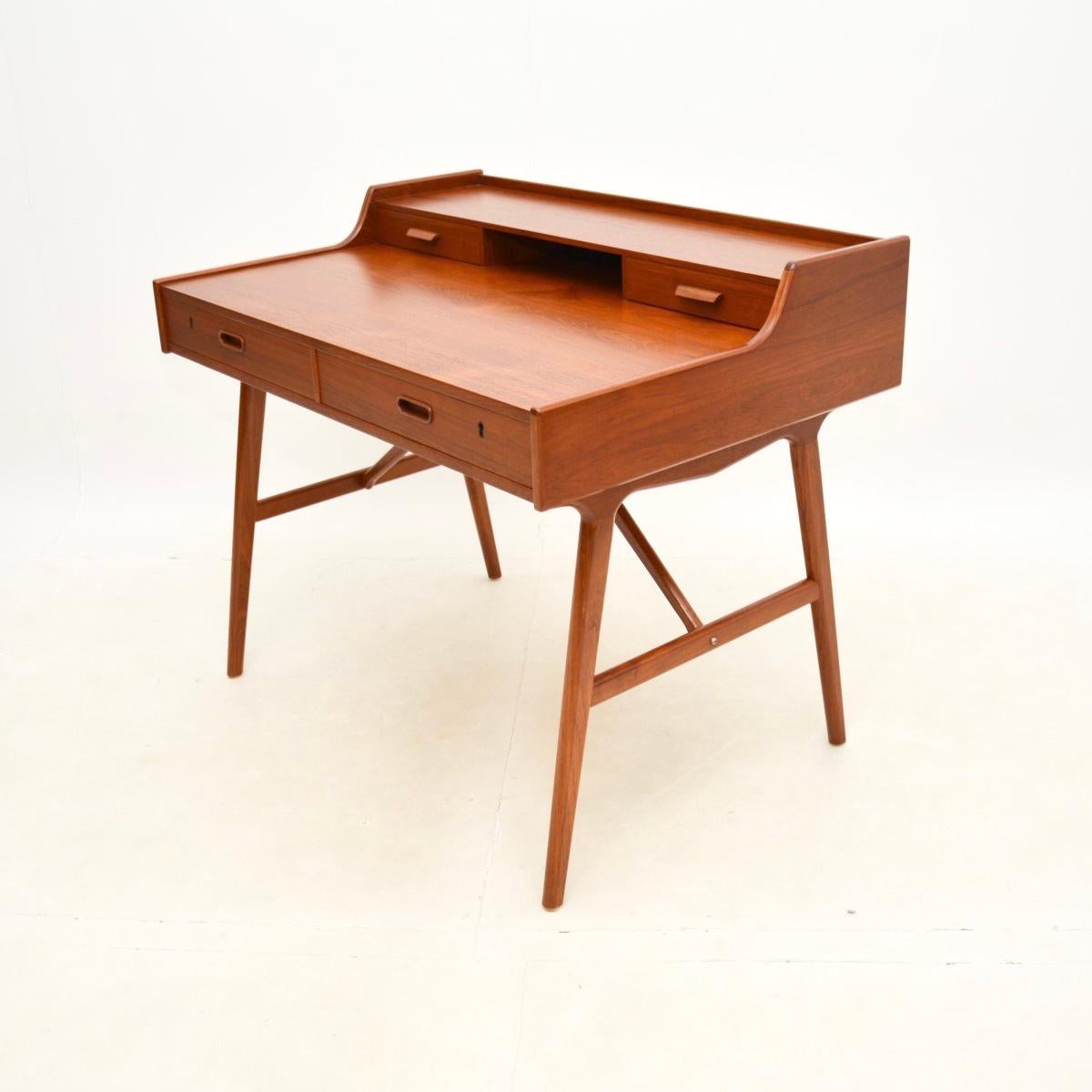 Mid-20th Century Vintage Danish Teak Desk by Arne Wahl Iversen