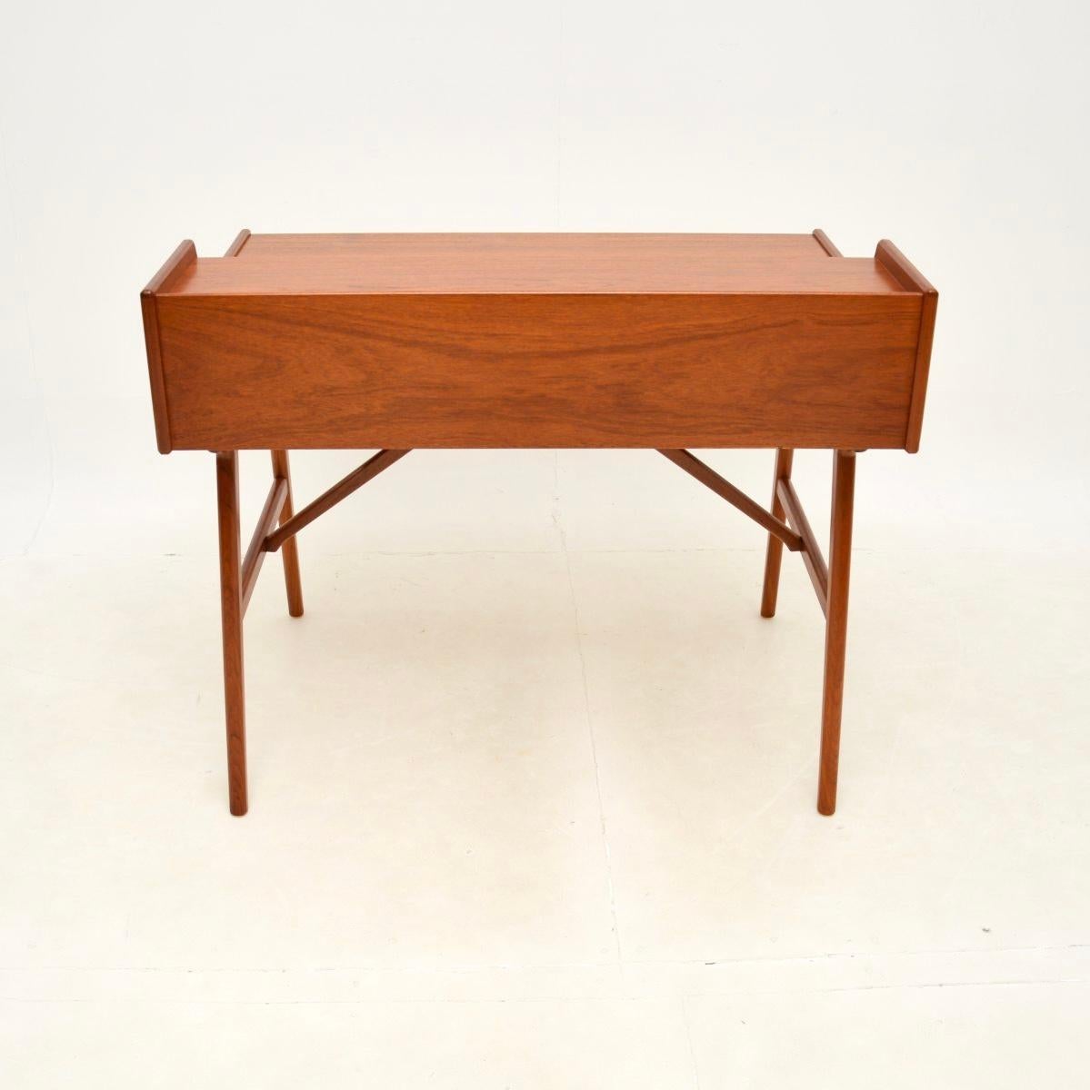 Vintage Danish Teak Desk by Arne Wahl Iversen 2