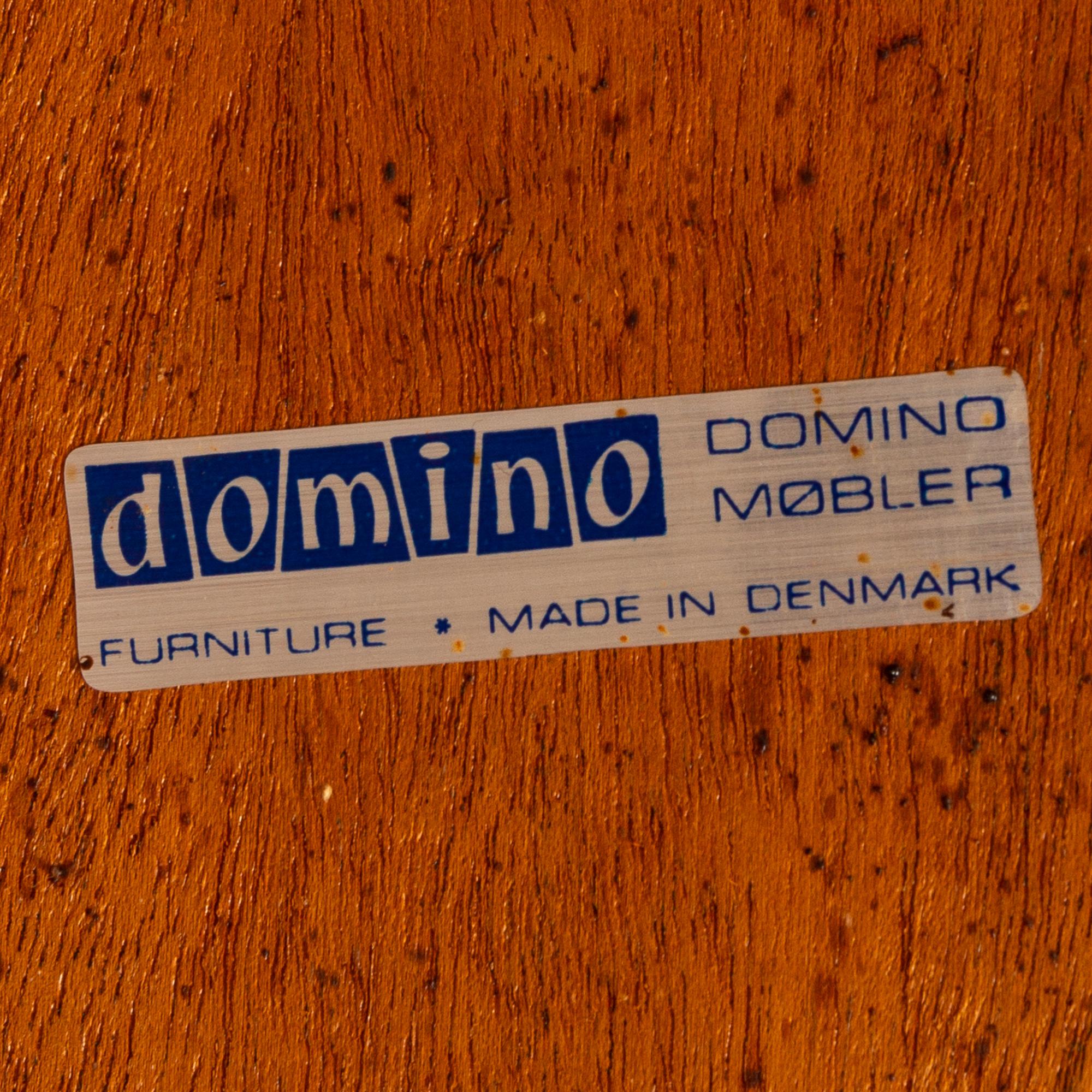 Vintage Danish Teak Desk by Domino Møbler, 1960s 9