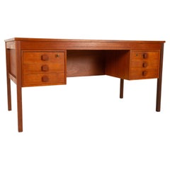 Vintage Danish Teak Desk by Domino Møbler, 1960s