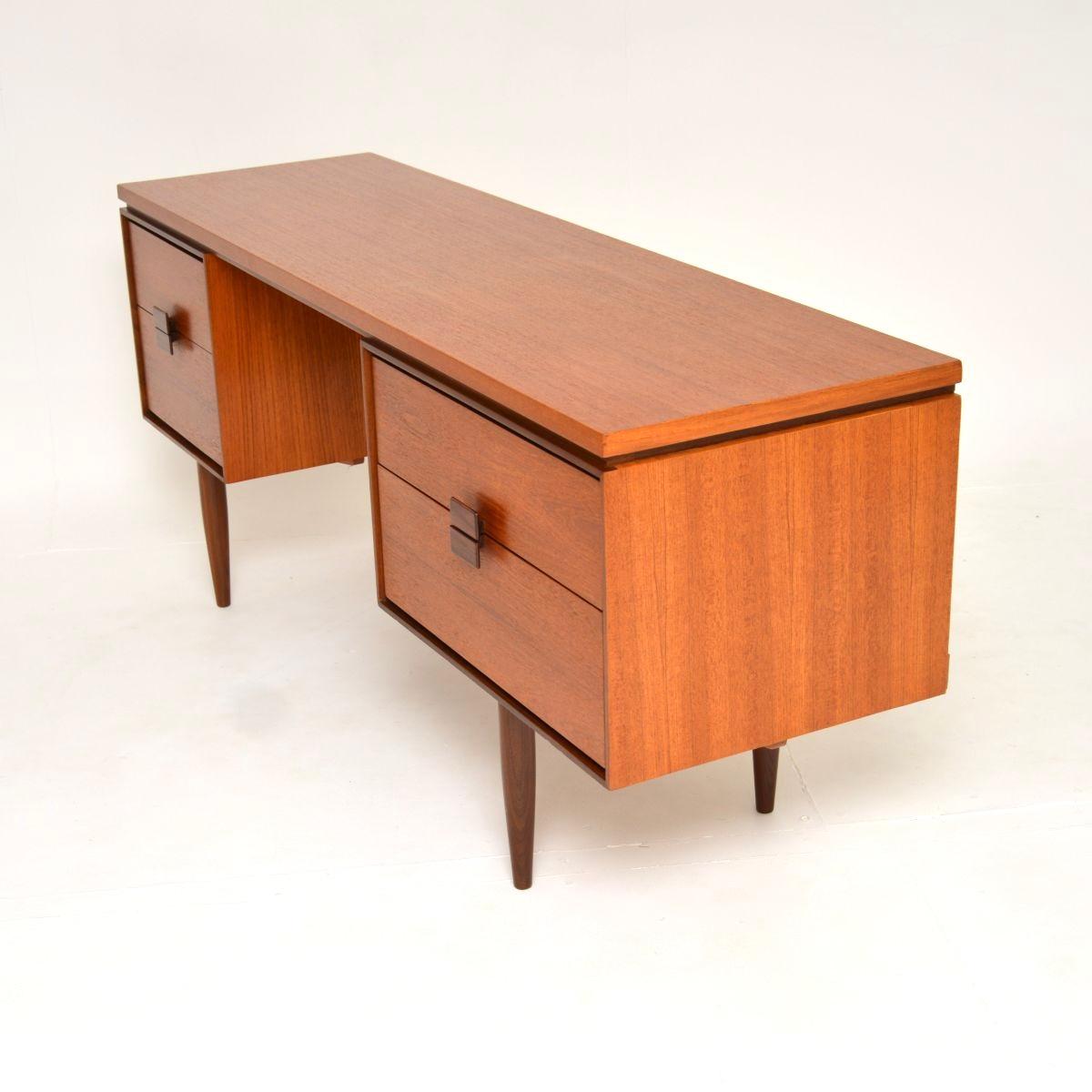 British Vintage Danish Teak Desk by Kofod Larsen for G Plan For Sale