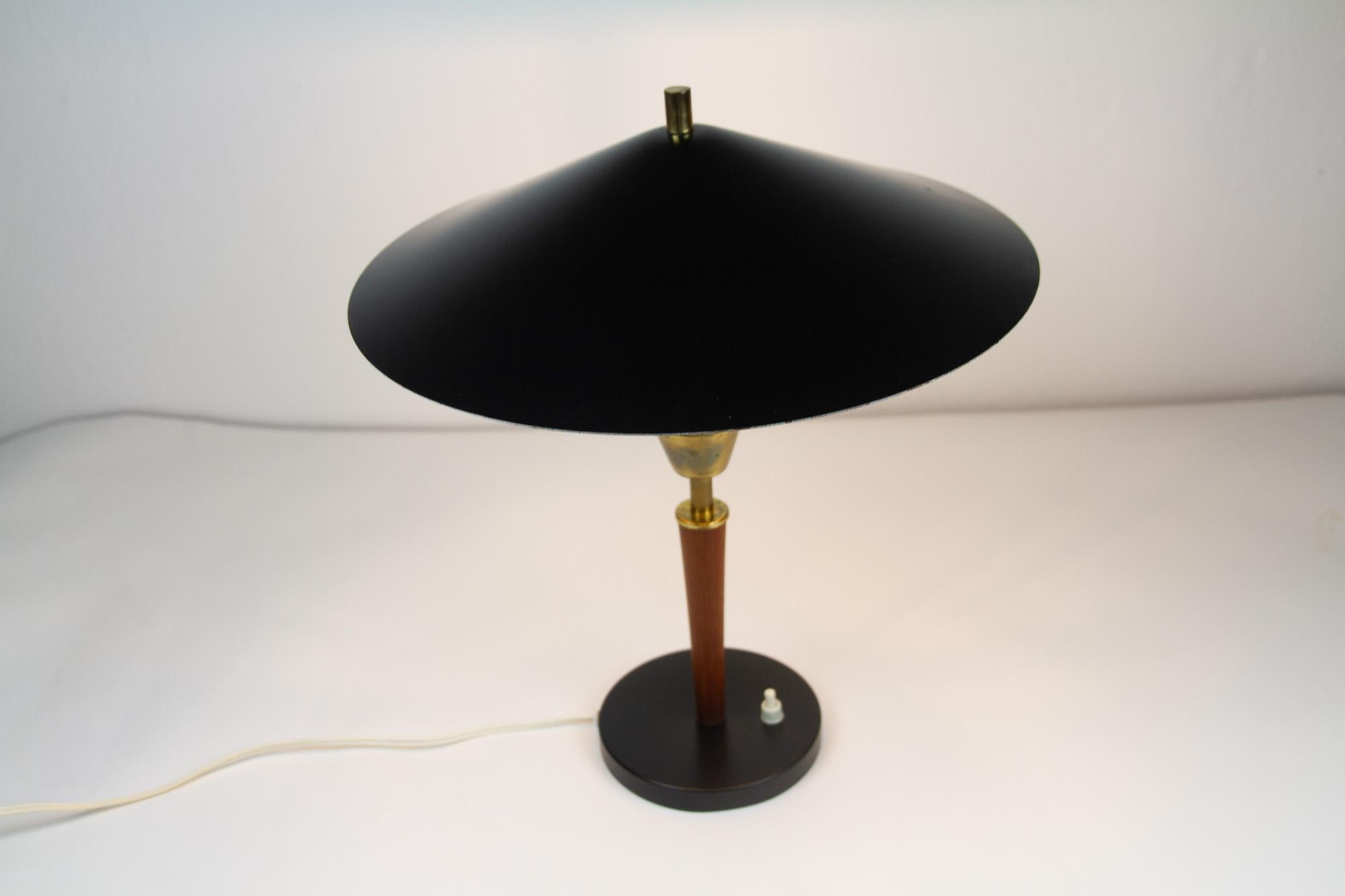 Vintage Danish Teak Desk Lamp, 1960s. For Sale 7