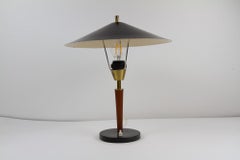 Vintage Danish Teak Desk Lamp, 1960s.