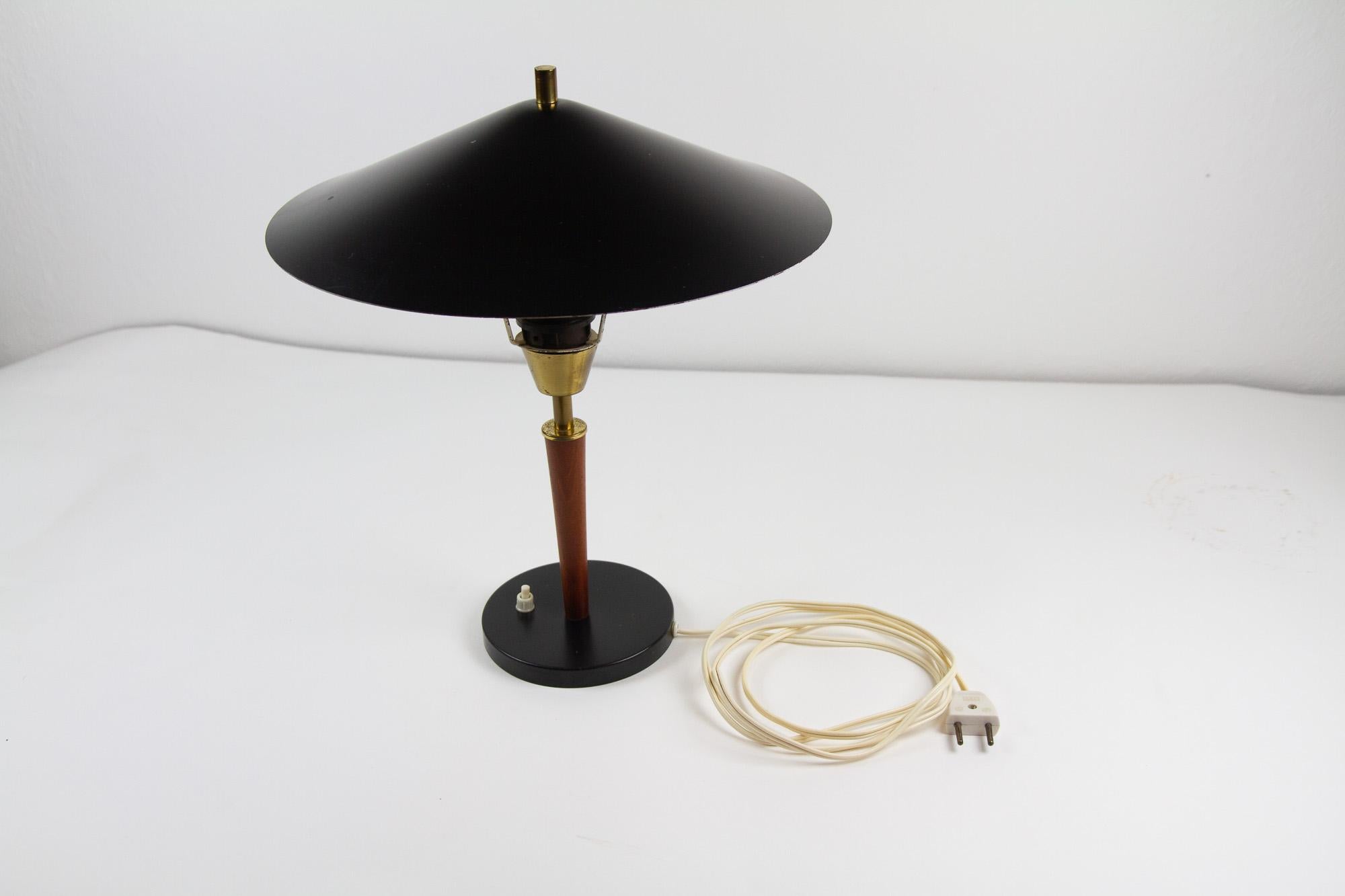 Vintage Danish Teak Desk Lamp, 1960s. For Sale 2