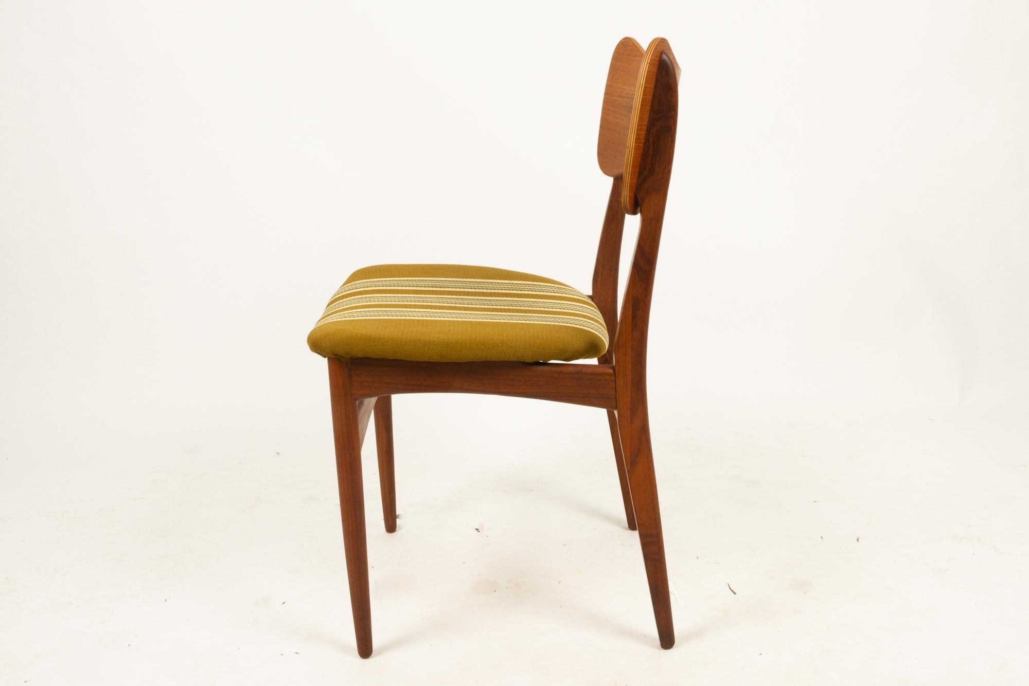 Vintage Danish Teak Dining Chairs 1960s Set of 4 6