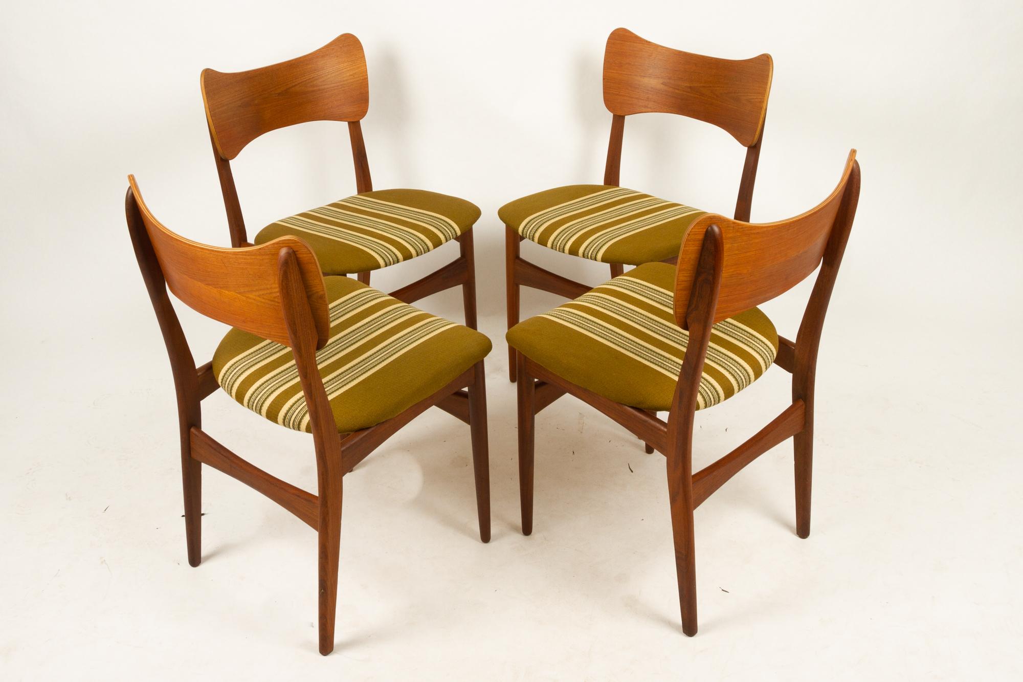 vintage danish dining chairs