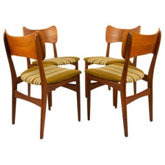Vintage Danish Teak Dining Chairs 1960s Set of 4