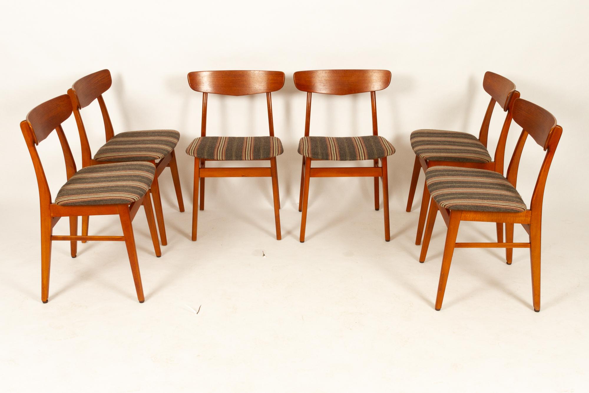 vintage danish dining chairs
