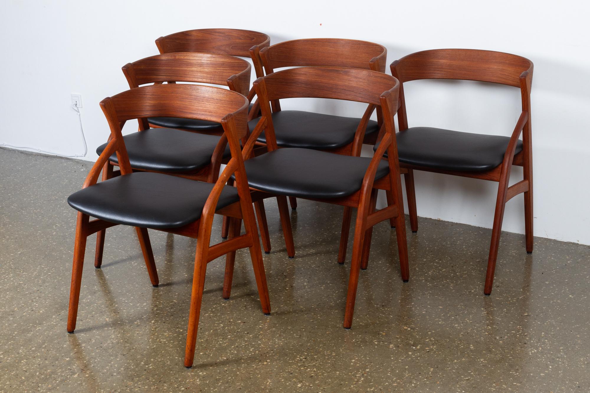 vintage danish dining chairs