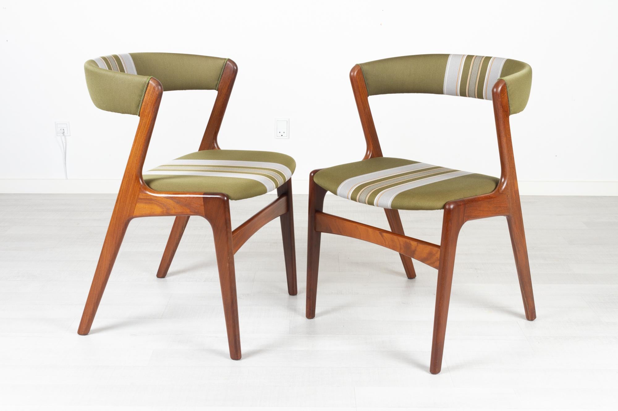 Vintage Danish Teak Dining Chairs by Korup 1960s, Set of 6 7