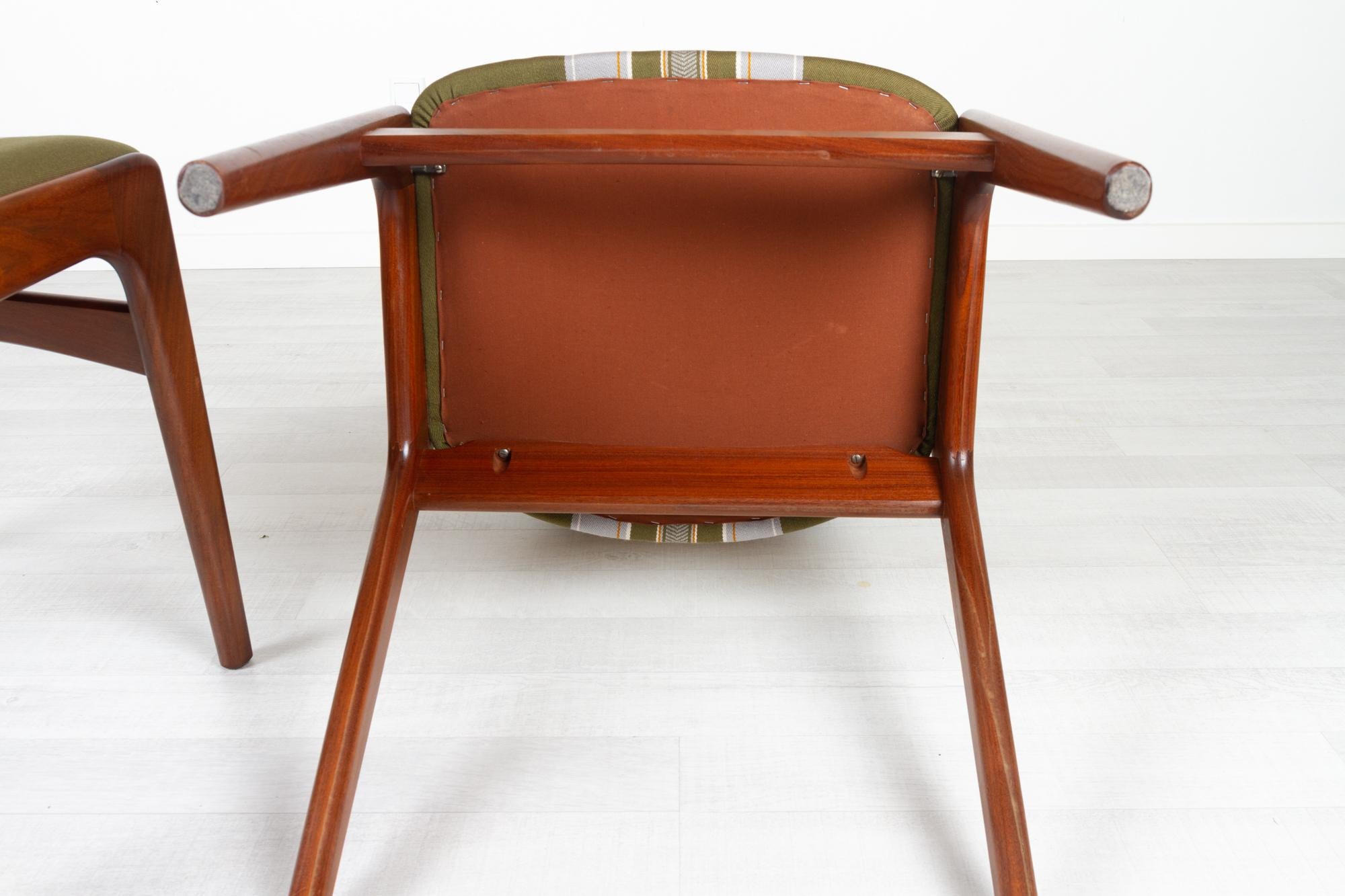 Vintage Danish Teak Dining Chairs by Korup 1960s, Set of 6 15