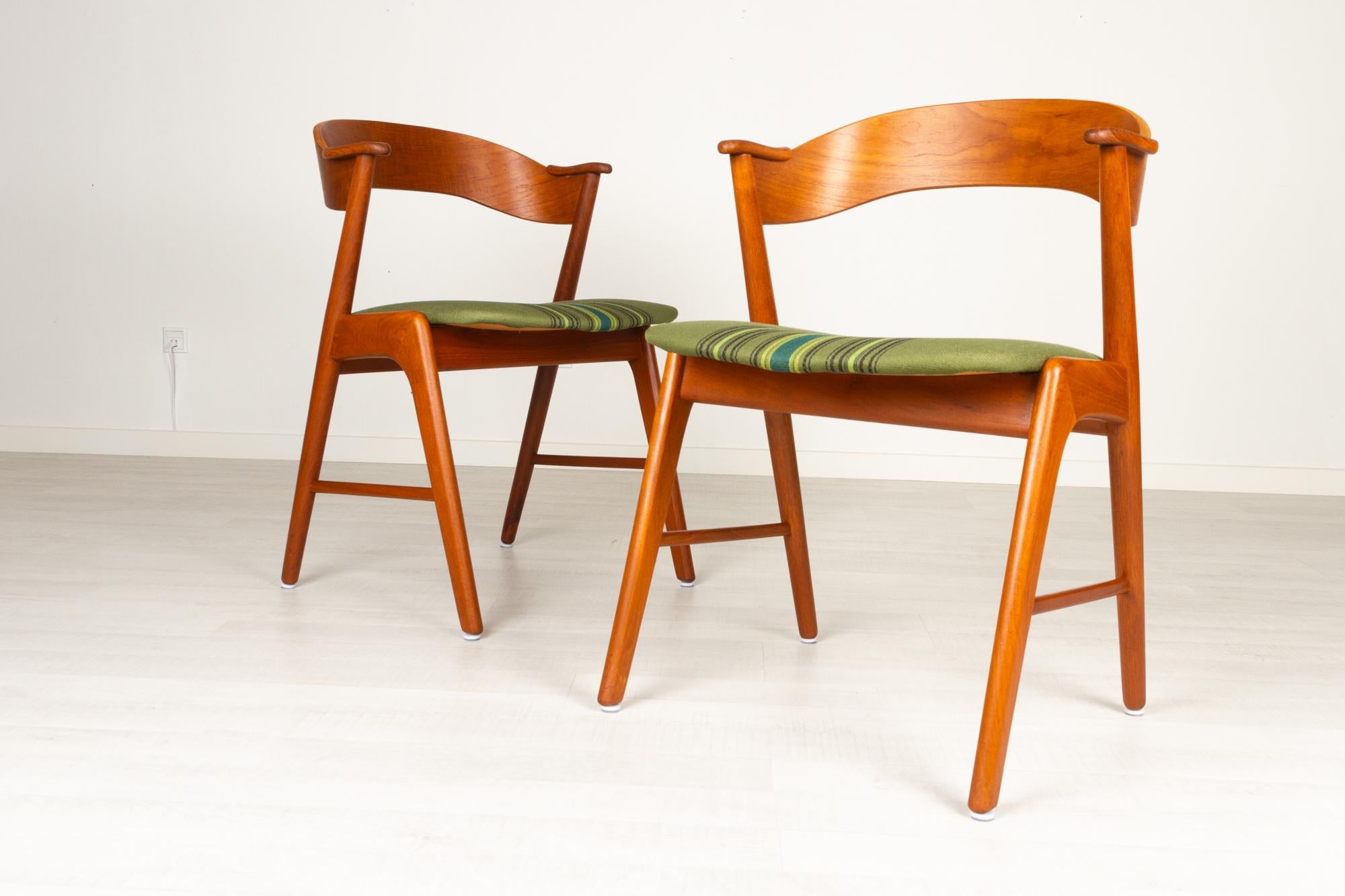 Vintage Danish Teak Dining Chairs by Korup Stolefabrik 1960s Set of 8 11