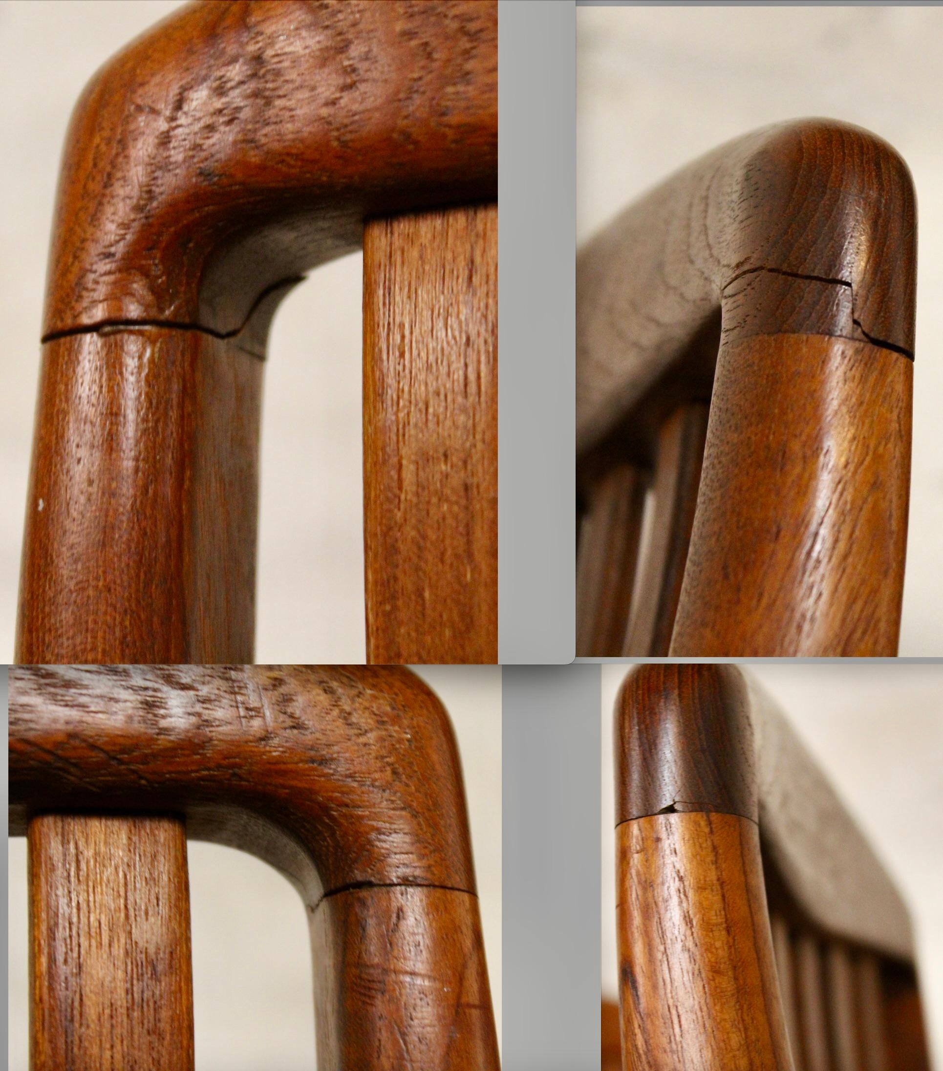 Dänische Vintage-Esszimmerstühle aus Teakholz von Preben Schou Andersen im Angebot 3
