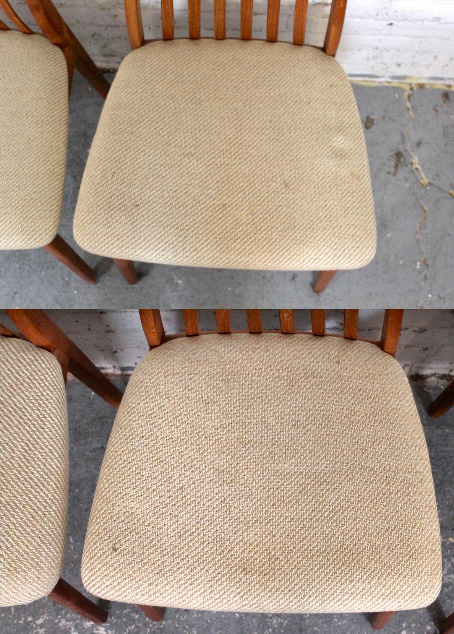 Dänische Vintage-Esszimmerstühle aus Teakholz von Preben Schou Andersen im Angebot 1