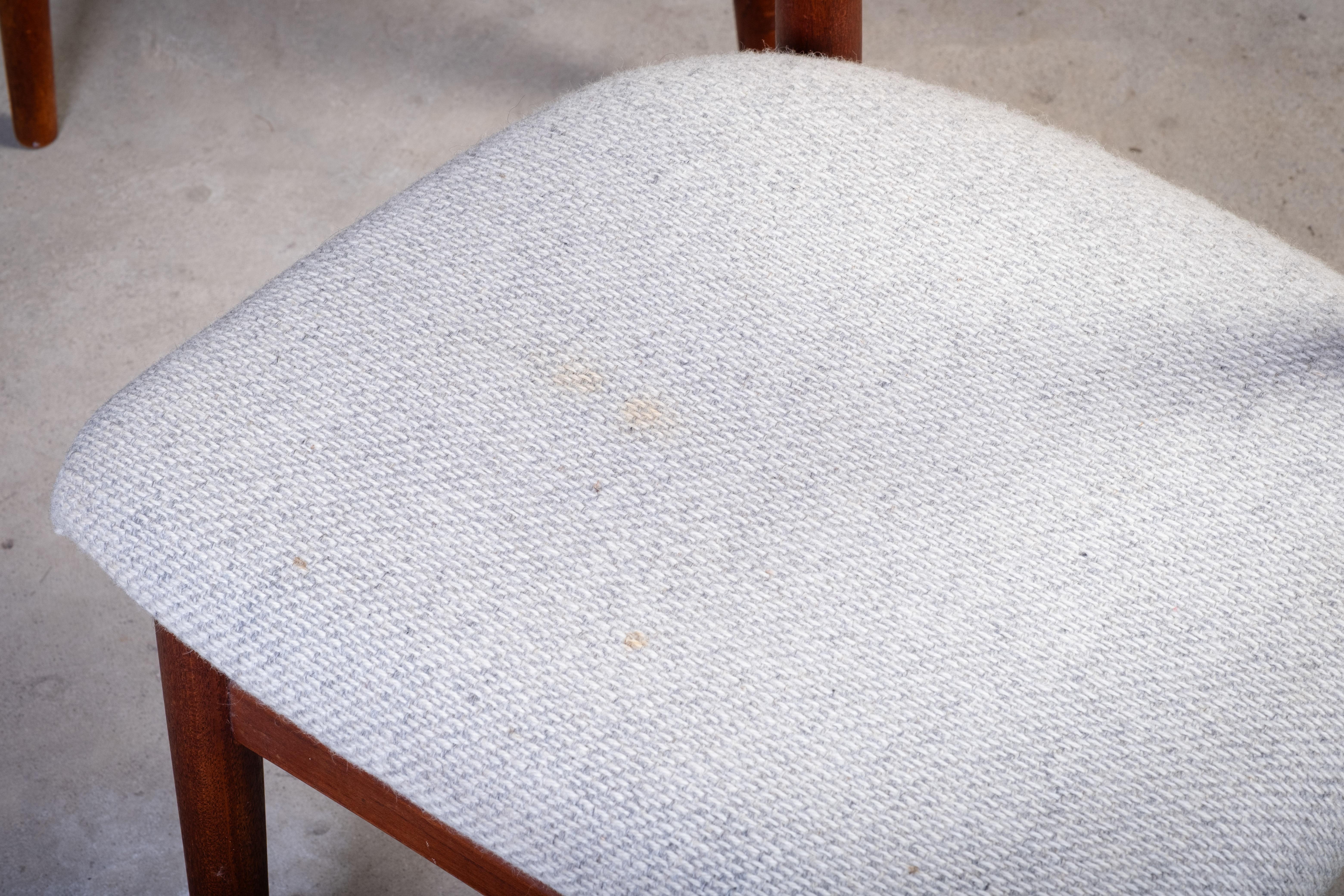 Vintage Danish Teak Dining Chairs from Slagelse Møbelfabrik, 1960s For Sale 2