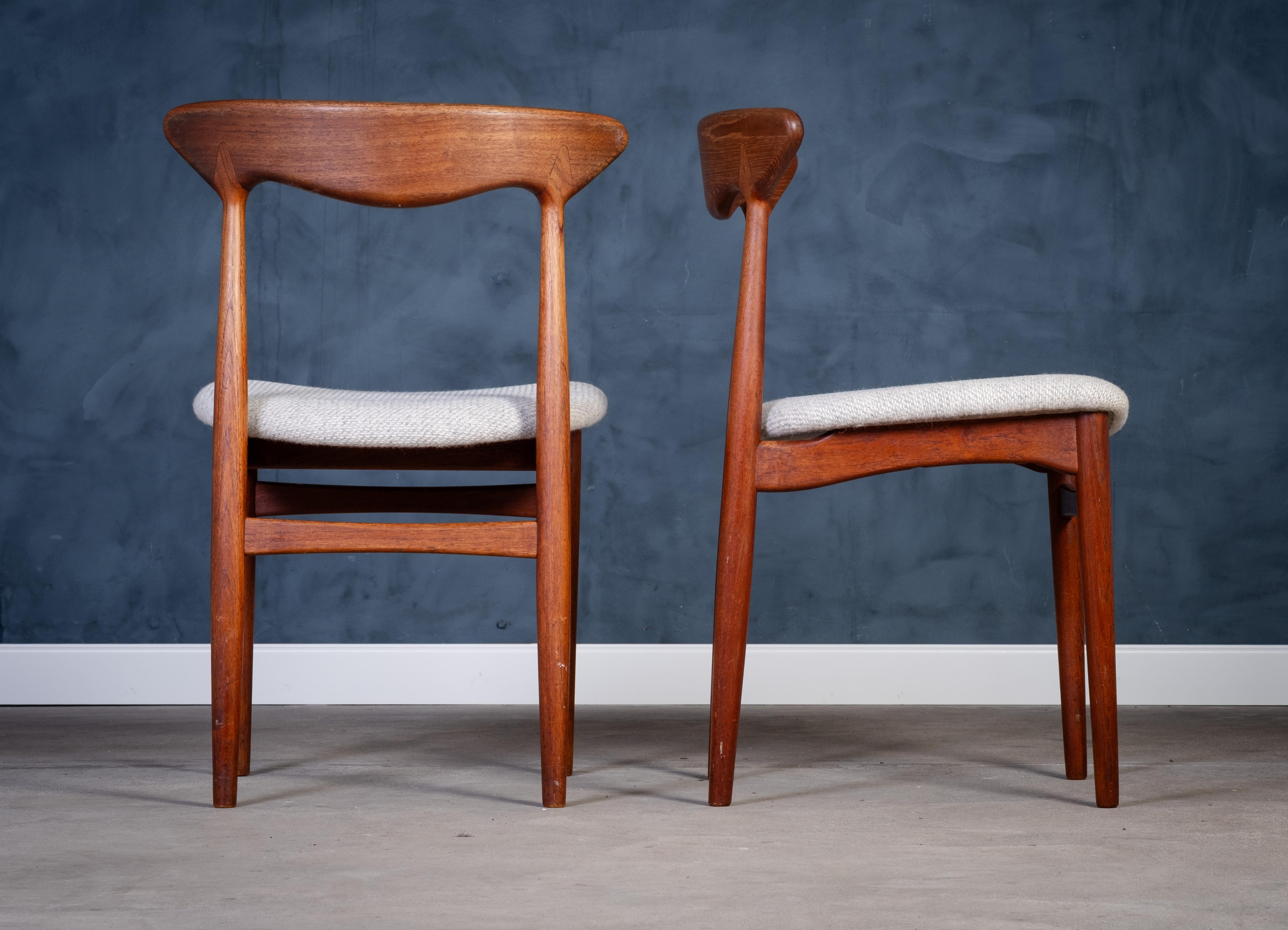 Vintage Danish Teak Dining Chairs from Slagelse Møbelfabrik, 1960s For Sale 3