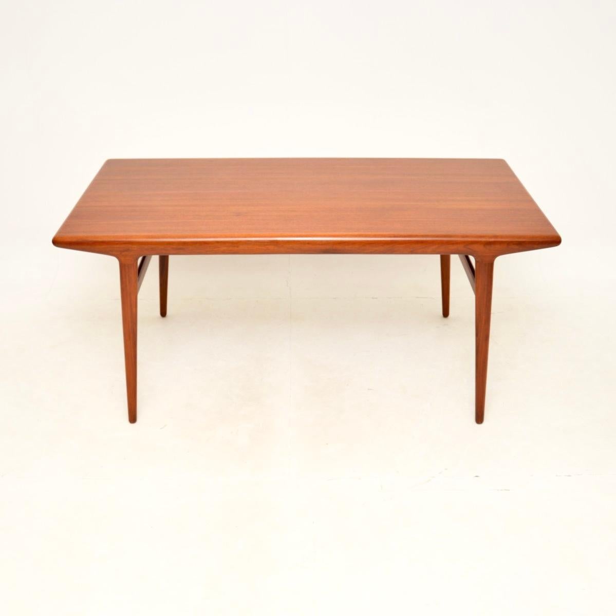 Ein stilvoller und sehr gut gemachter dänischer Teakholz Esstisch / Schreibtisch von Niels Moller. Dieser wurde in Dänemark von der JLM Mobelfabrik hergestellt und stammt aus den 1960er Jahren.

Die Qualität ist hervorragend, das Design ist