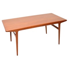 Table/bureau danois vintage en teck par Niels Moller