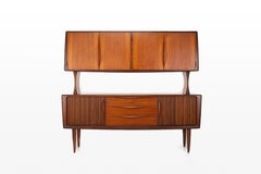 Vintage Danish Teak Double Buffet Sideboard, 1960s