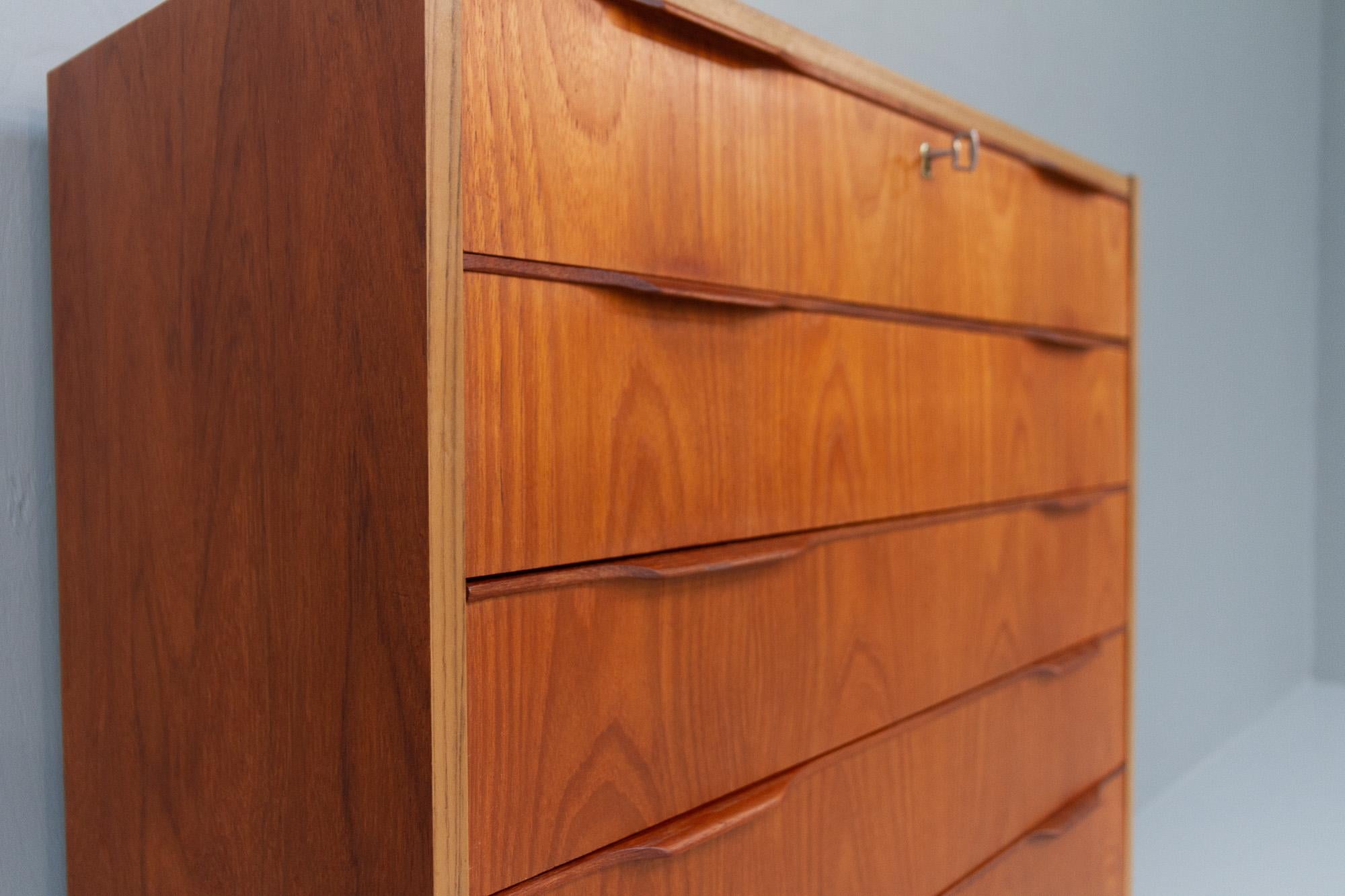 Vintage Danish Teak Dresser, 1960s. 5