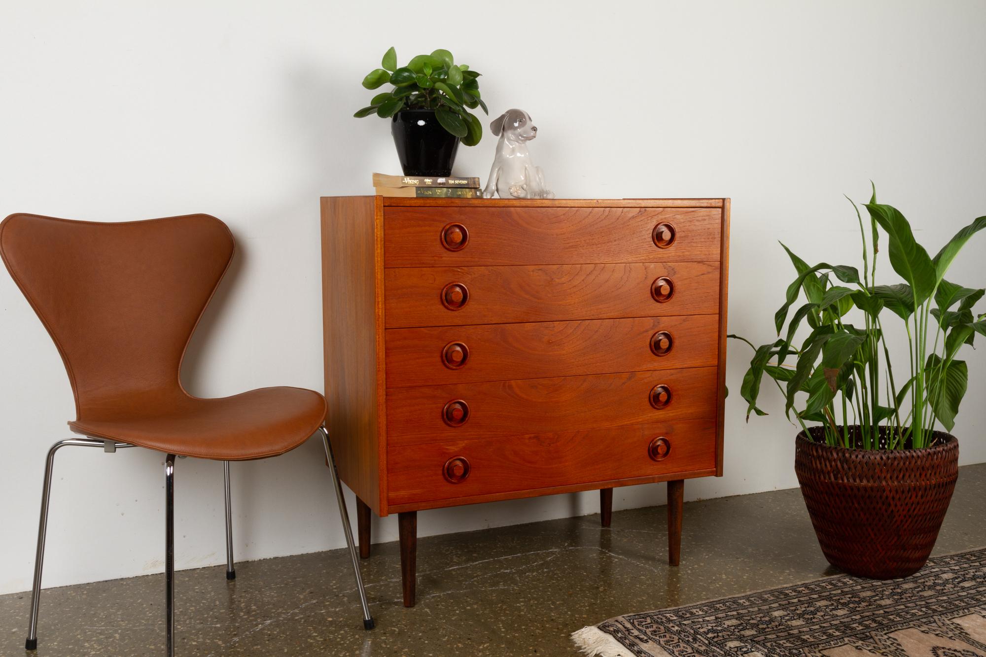 Vintage Danish Teak Dresser, 1960s 8