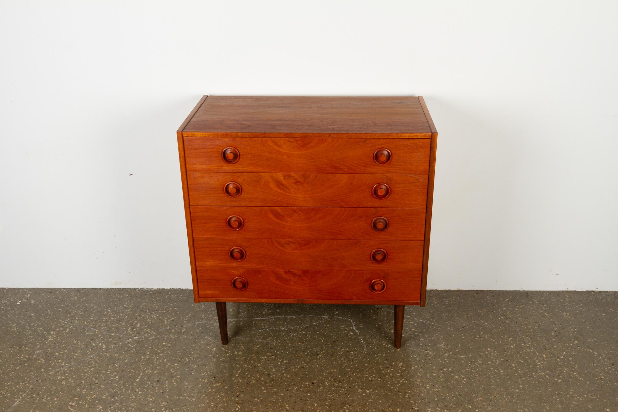 Mid-Century Modern Vintage Danish Teak Dresser, 1960s