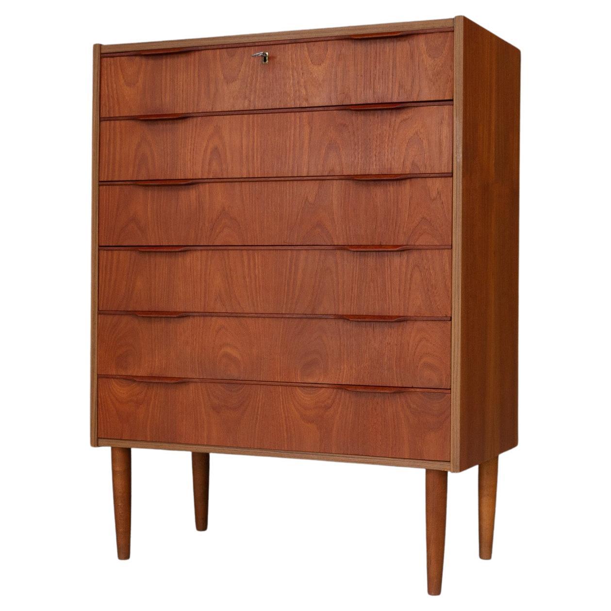 Vintage Danish Teak Dresser, 1960s.