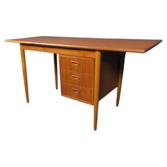 Vintage Danish Teak Drop Leaf Desk